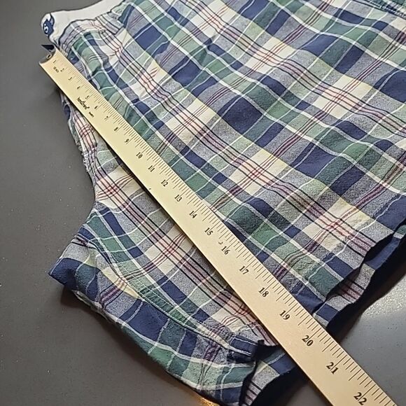 Chaps sz 38 plaid shorts 100% cotton - Picture 7 of 7